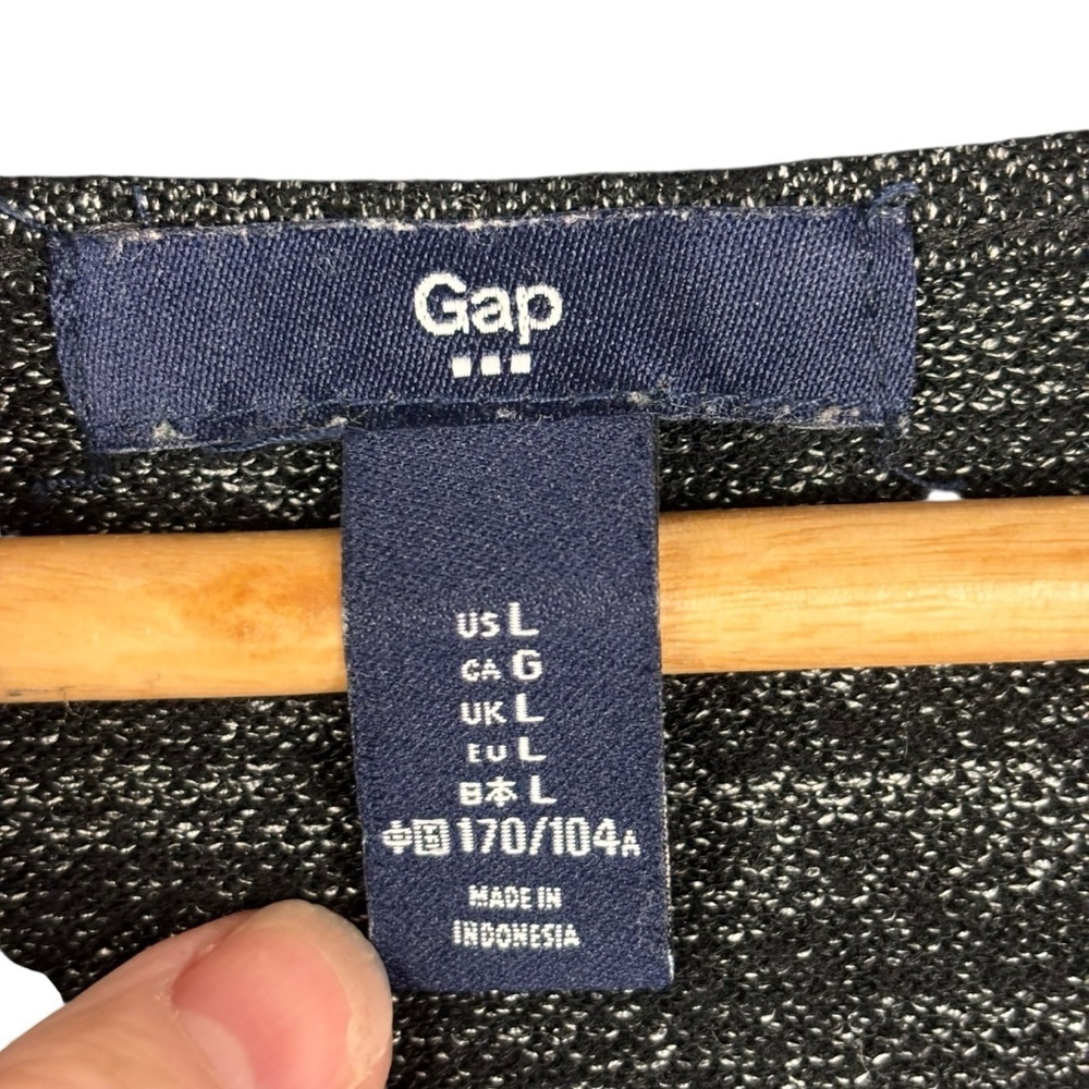 GAP Heathered Knit Long Sleeve Top – Sz L (Excellent Condition) - Picture 5 of 6
